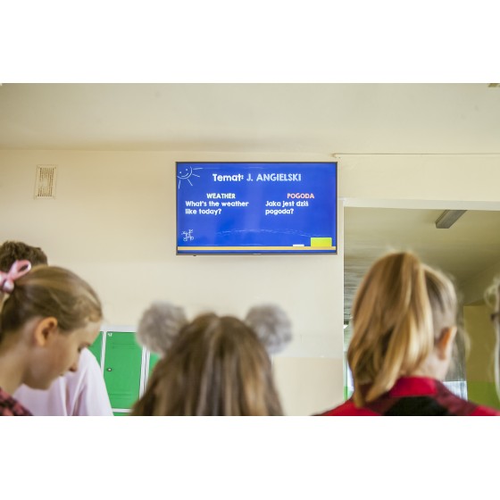 Wirtualna Gazetka Szkolna - ekran zapewniony przez szkołę